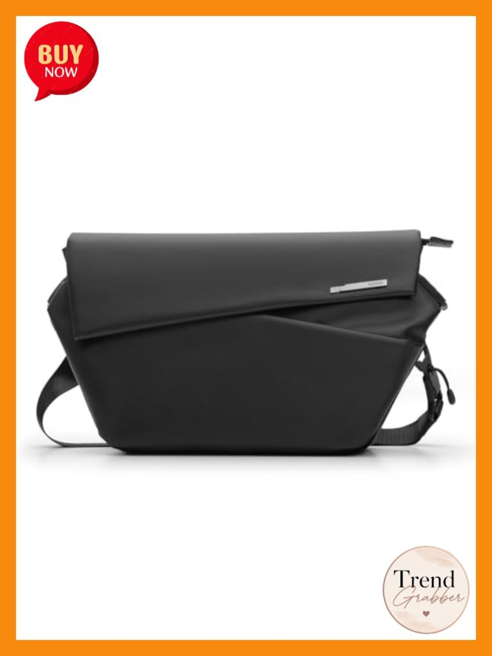 Water-Resistant Sling Bag Crossbody Messenger for iPad 9L Travel Cycling Hiking
